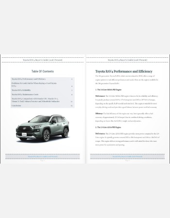 TOYOTA RAV4 BUYERS GUIDE 2018 PRESENT